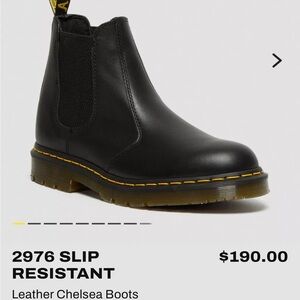 Dr. Martens Black Industrial Chelsea Boots